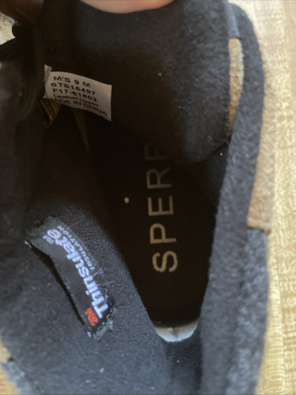 Sperry Duck Boots Men’s 9