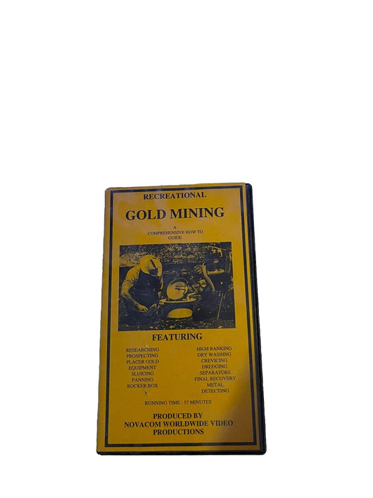 Recreational Gold Mining VHS 