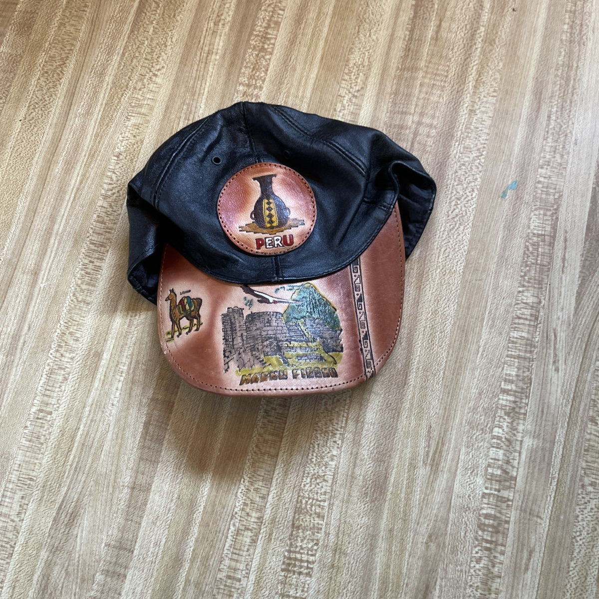 Peru Leather Strapback 