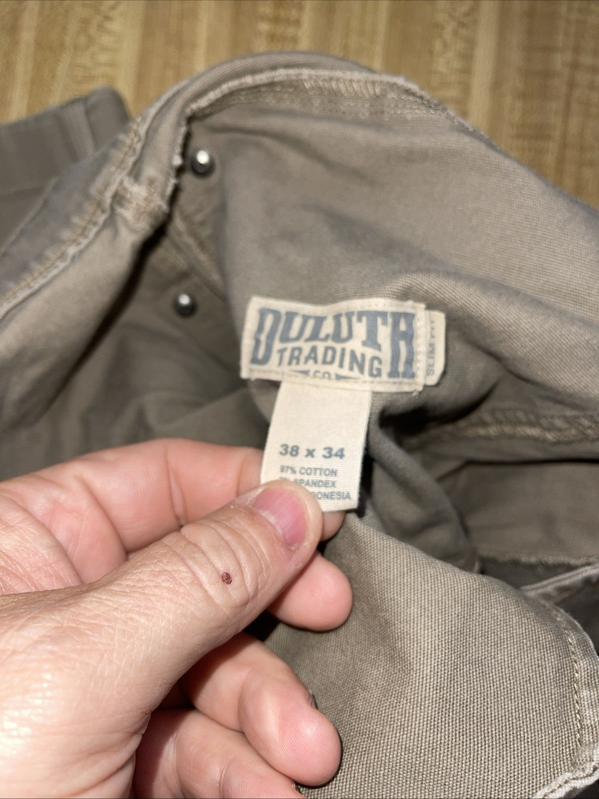duluth trading company flex fire hose pants 38/34