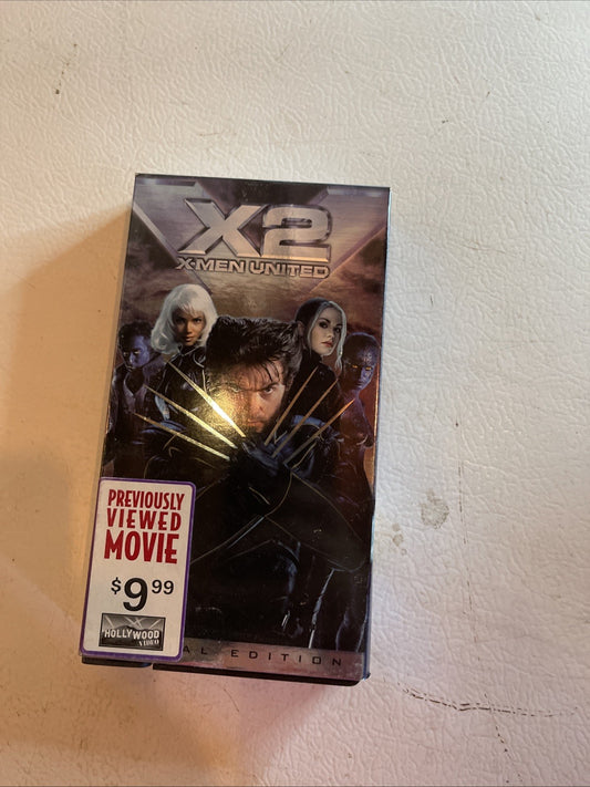 X2: X-Men United - 2003 VHS movie, Special Edition