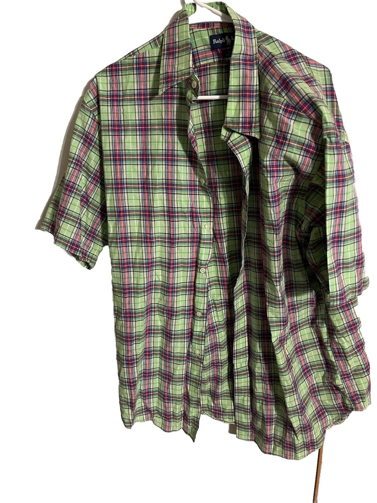 Ralph Lauren Patchwork Colorblock Shirt Large 