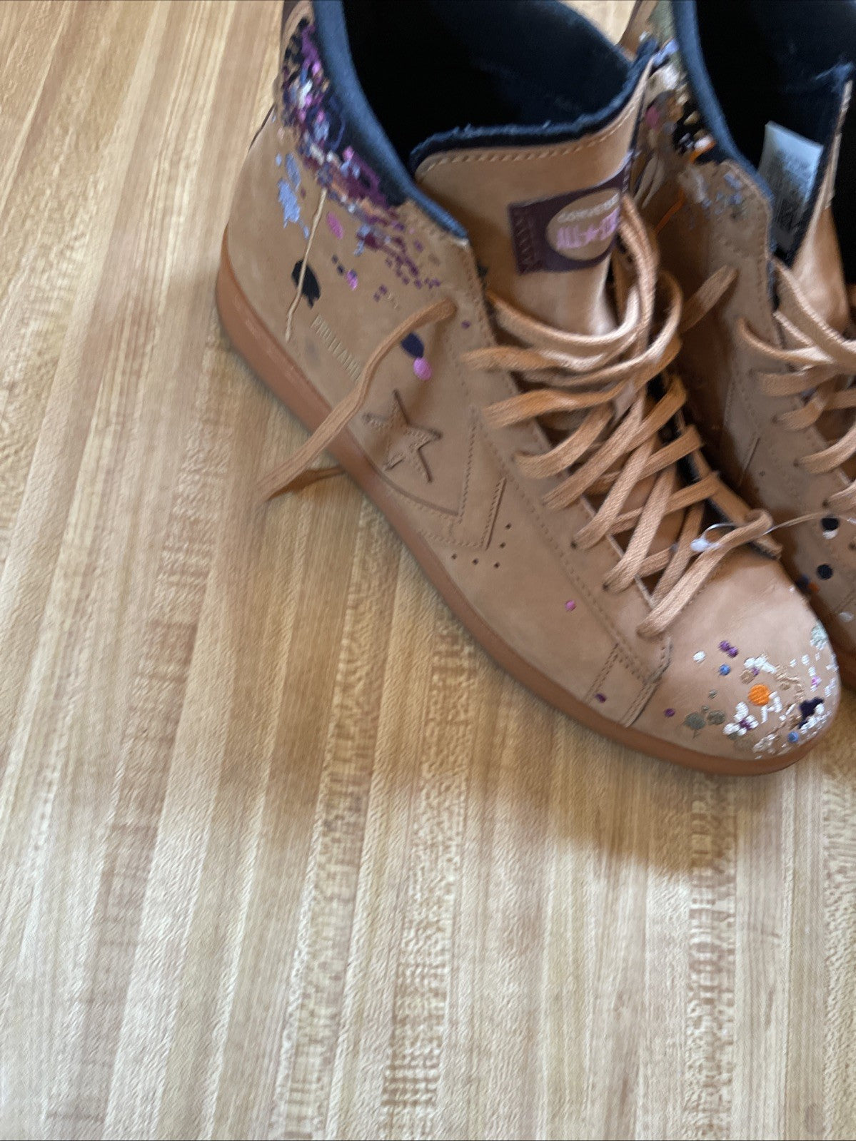 Converse All Star Banbulu Embroidered Pro Leather Shoes Size 12