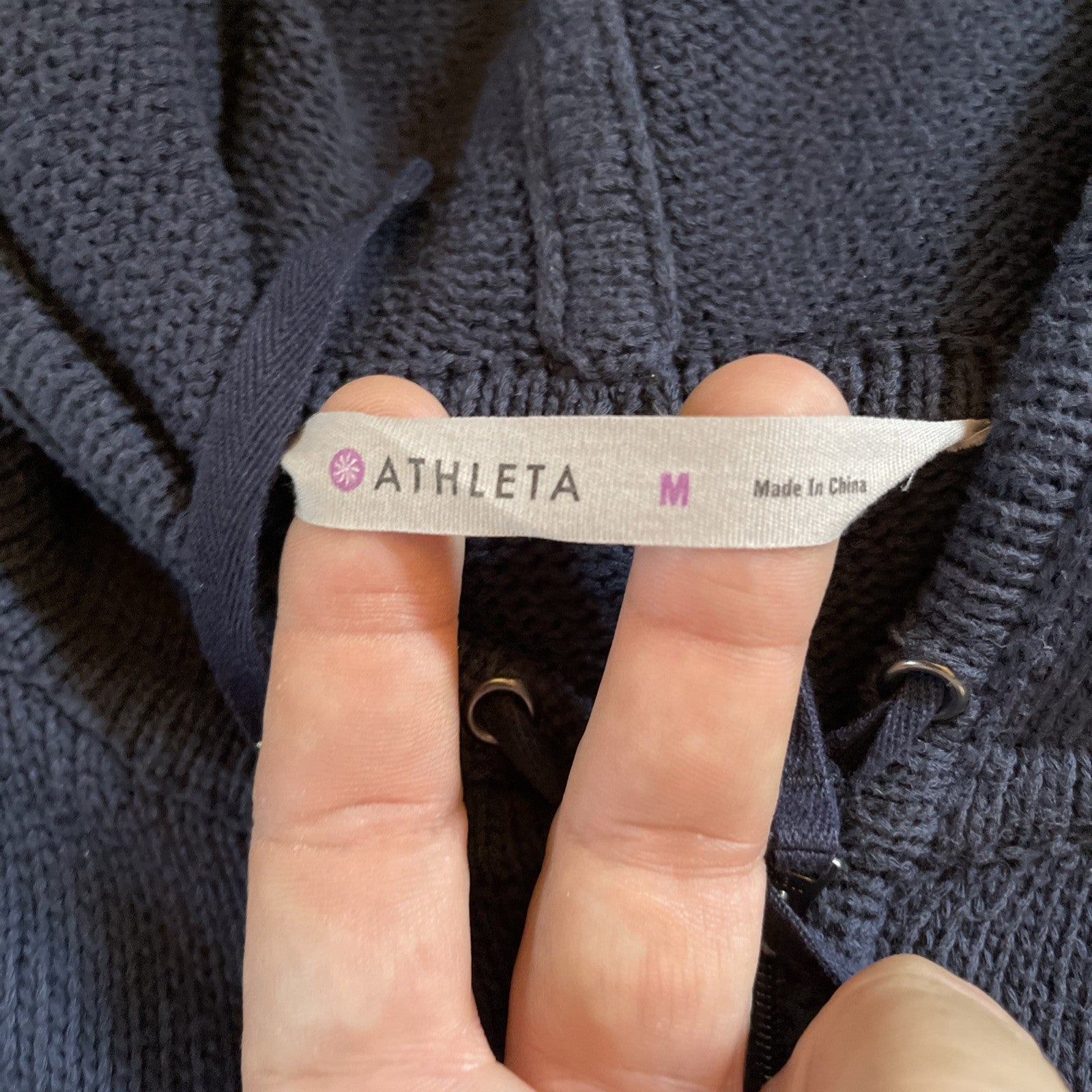 athleta full zip hoodie medium