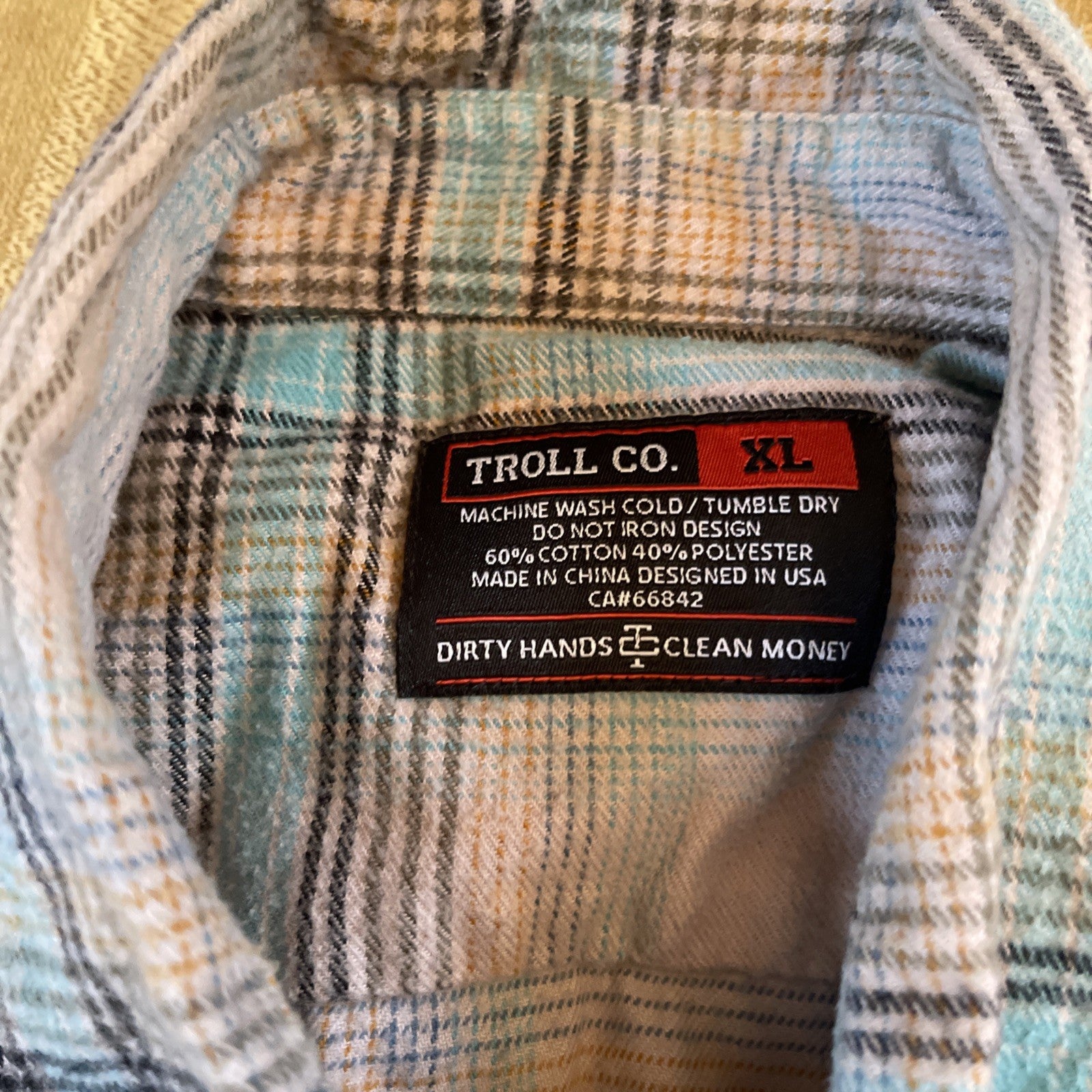 Troll Co Pearl Snap Flannel XL
