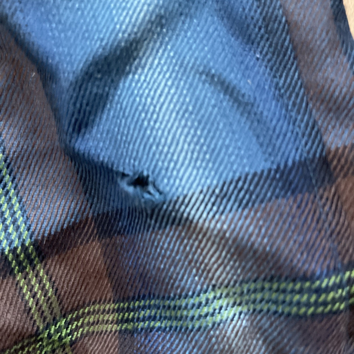 Lauren Ralph Lauren Wool Flannel Shacket Medium Has Holes