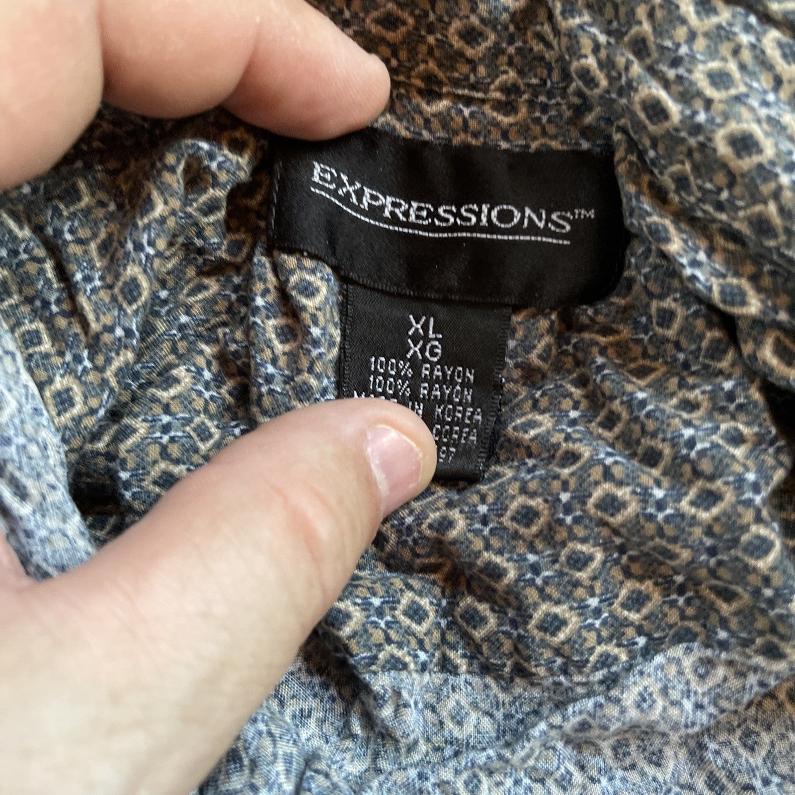 Expressions Button Up XL