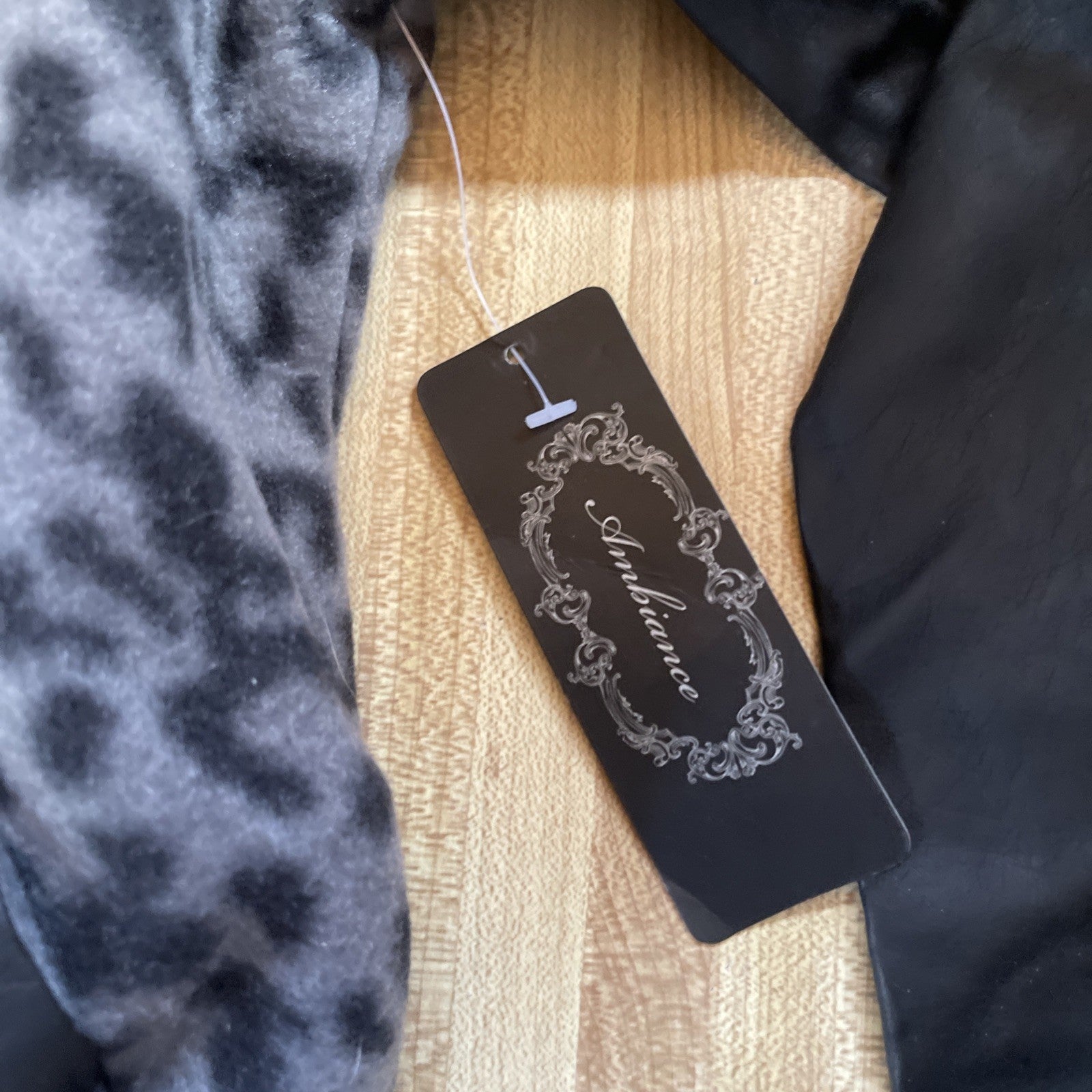 Ambiance Bomber Jacket Large NWT 