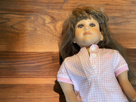 Vintage 1996 My Twinn Doll With Purple Eyes