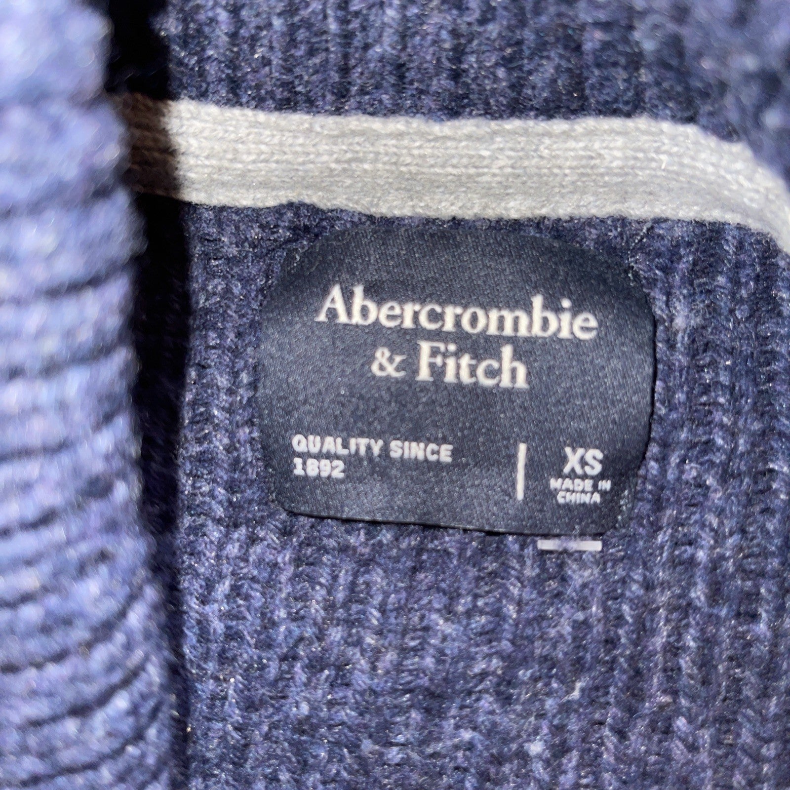 Abercrombie & Fitch Full Zip Sweater XS