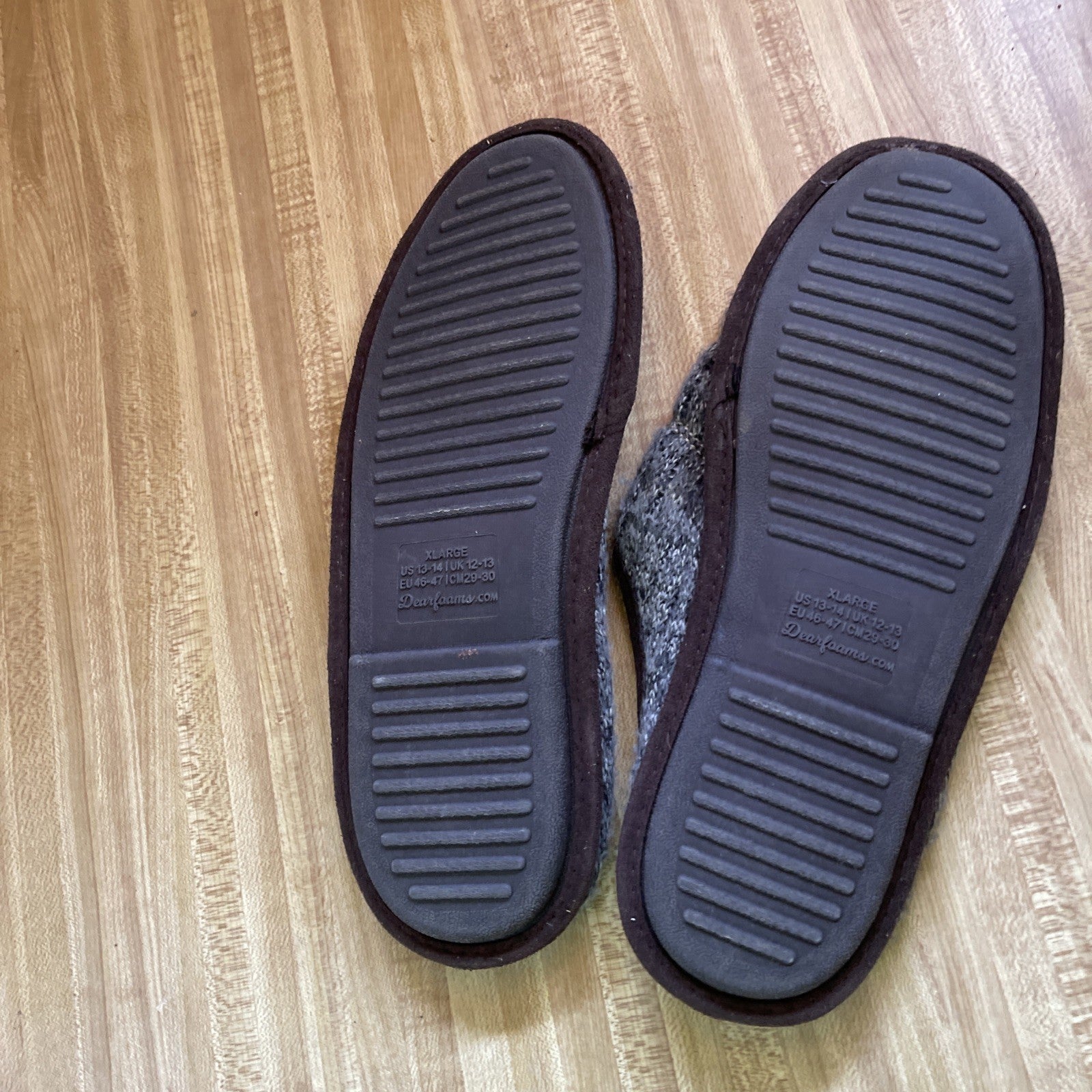 dearfoam slippers mens XL 13-14