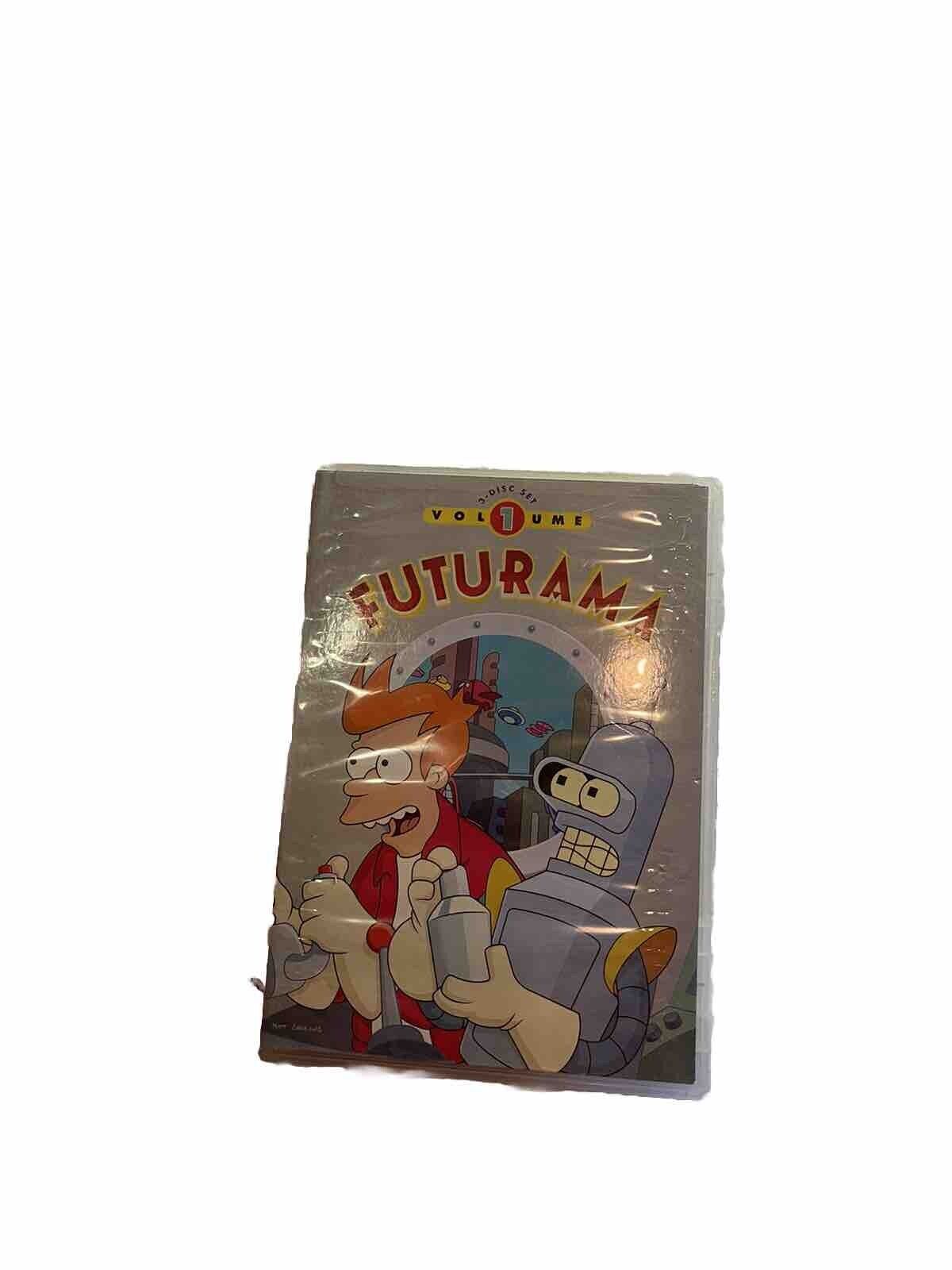 Futurama - Volume 1 (DVD, 2009, 3-Disc Set)