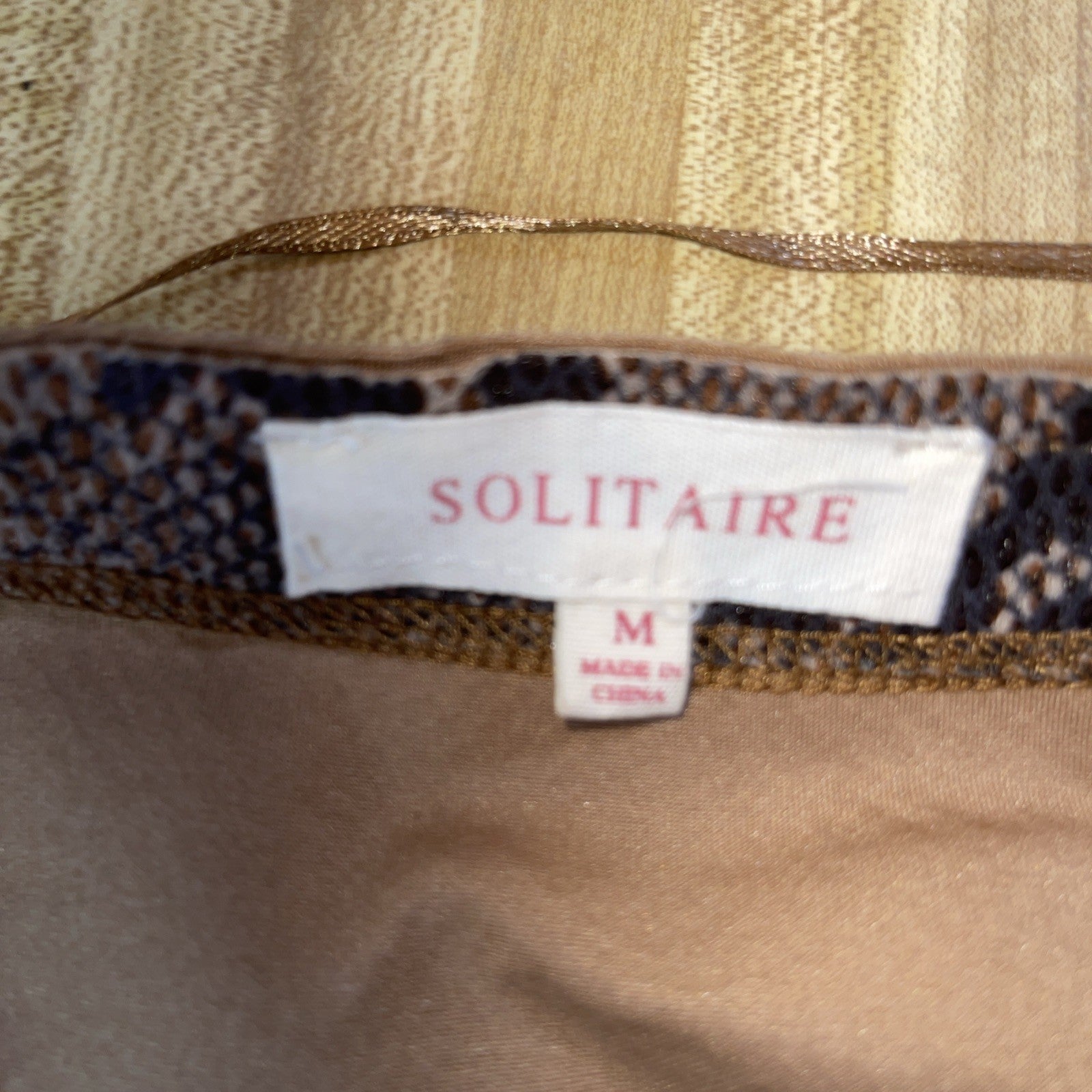 Solitaire Snakeskin Print Jacket Medium 
