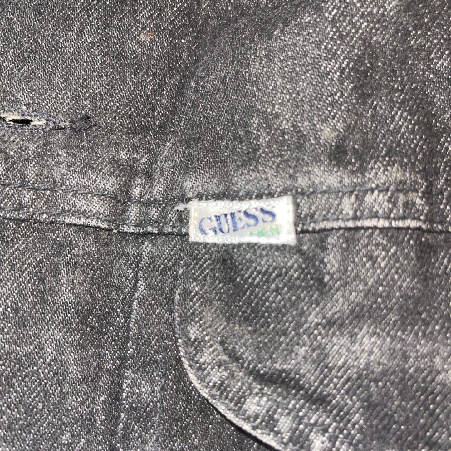 Vintage Made In USA Guess Denim Jacket Medium 