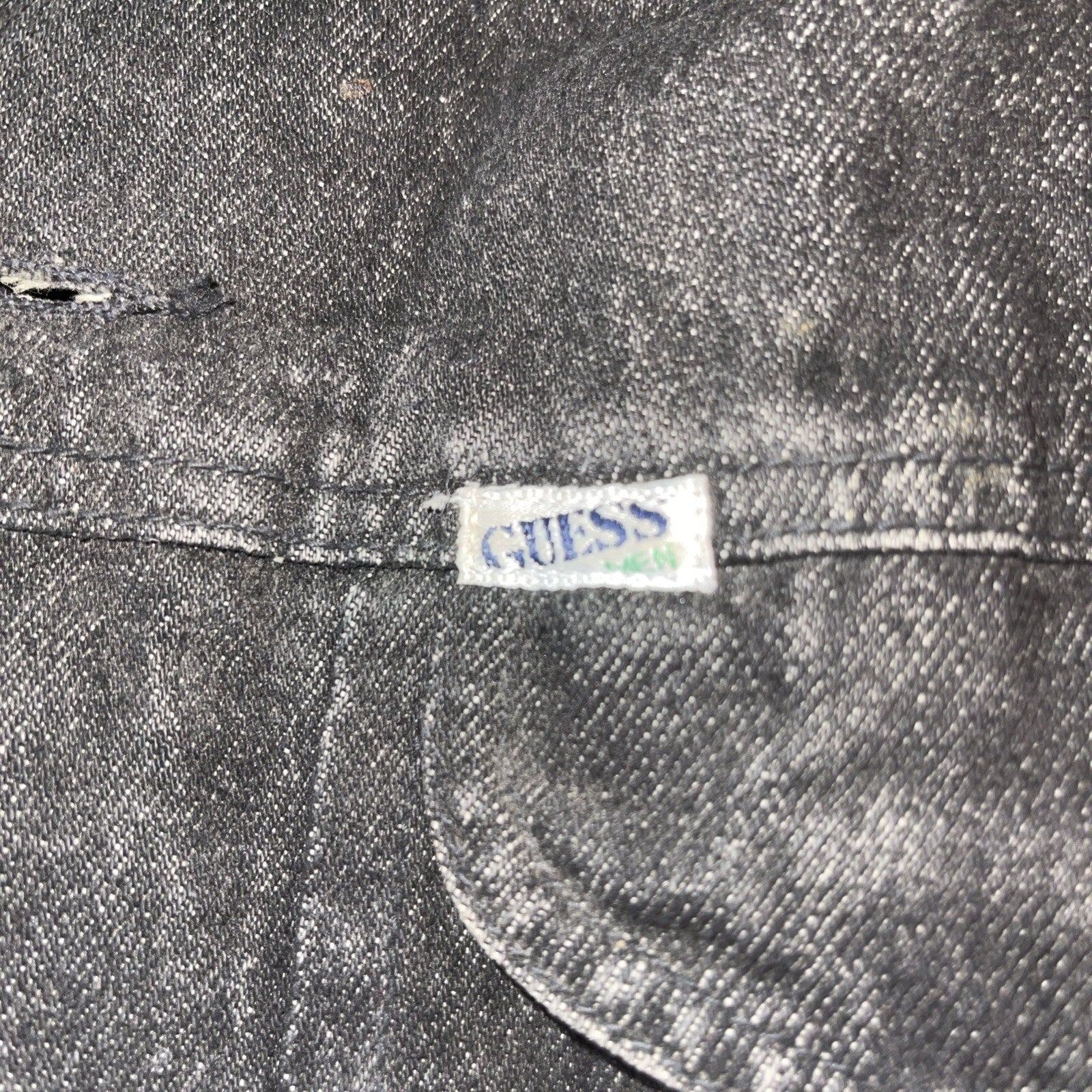 Vintage Made In USA Guess Denim Jacket Medium 