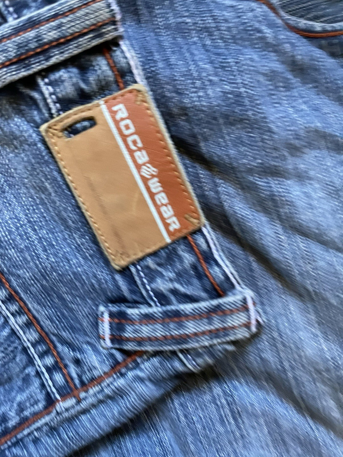Rocawear Jeans Baggy Wide Leg 38/34 Y2K Hiphop Streetwear 