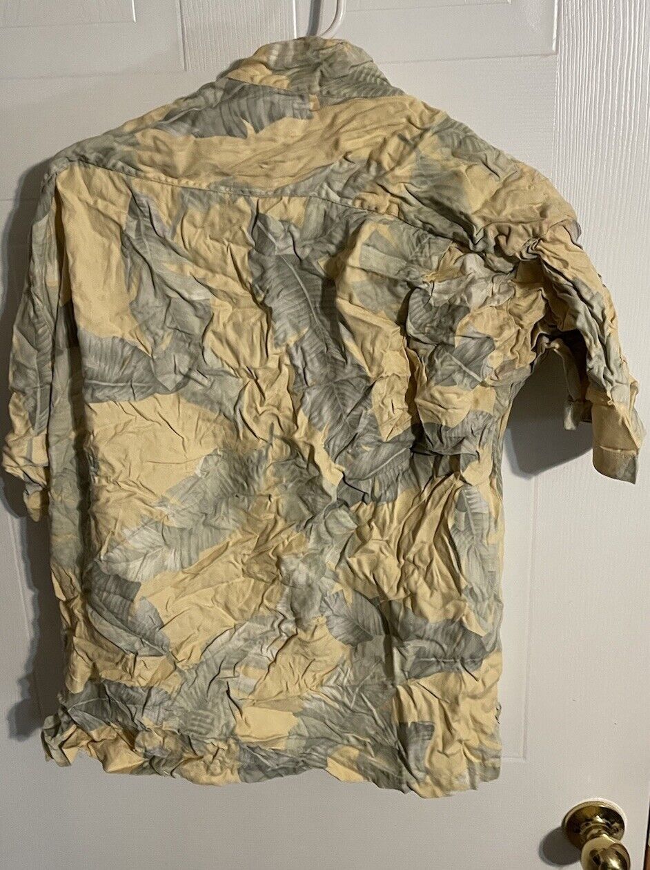 Tommy Bahama Silk Shirt Large 