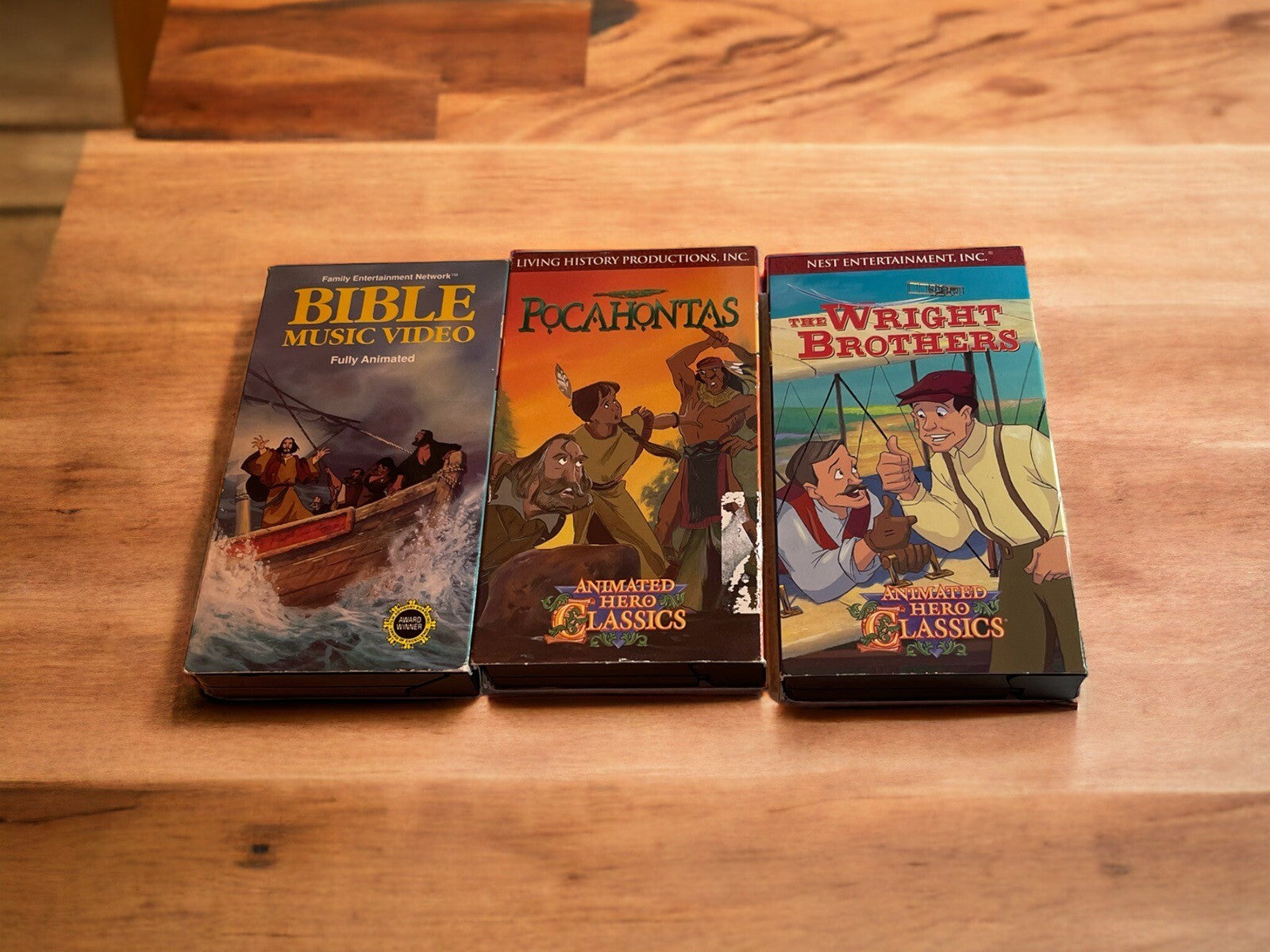 animated hero classics And Other Religious Animated vhs Lot