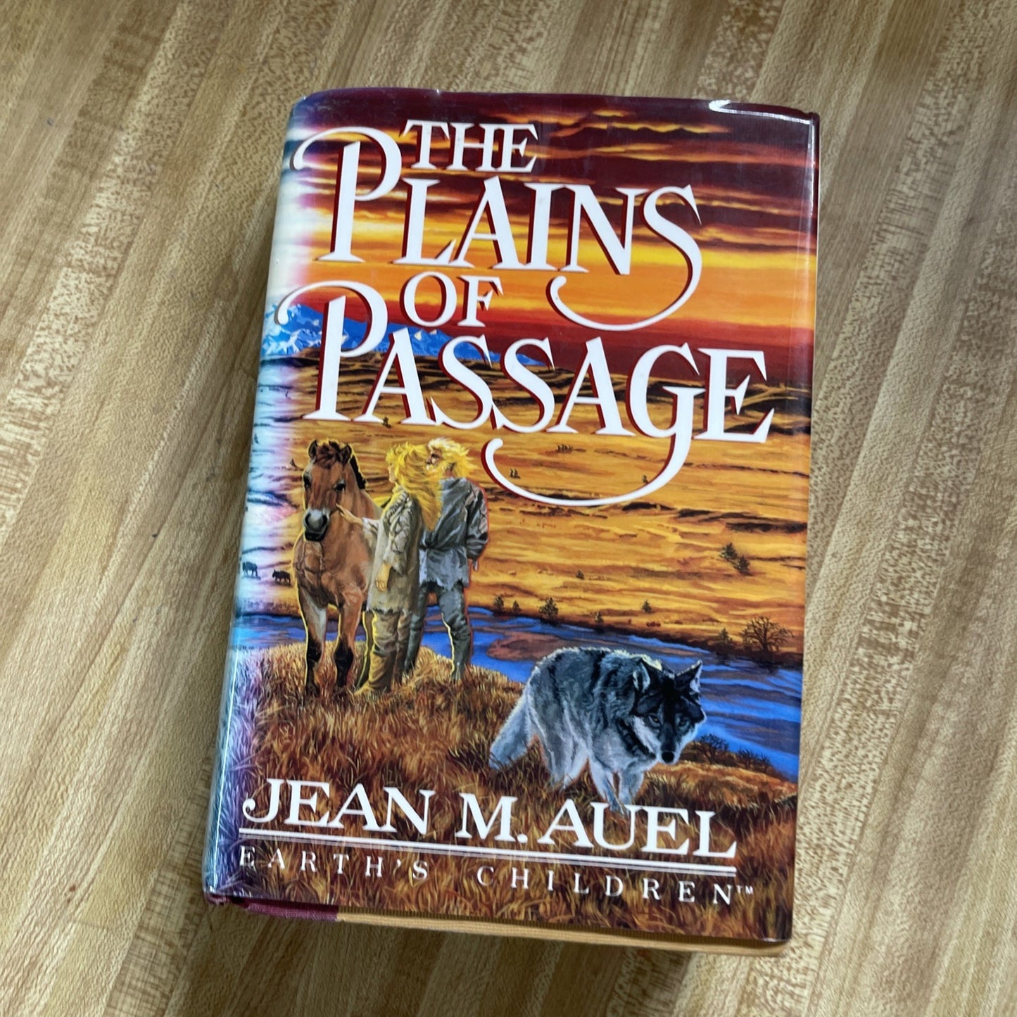 Plains of Passage by Jean M. Auel (1990, Hardcover) First Edition