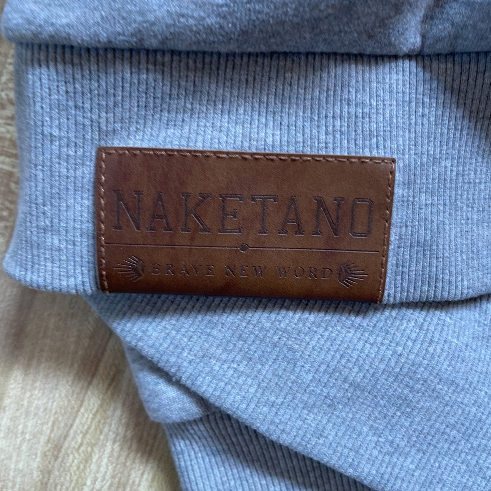 Naketano The Poets Choice Full Zip Sweater Medium 