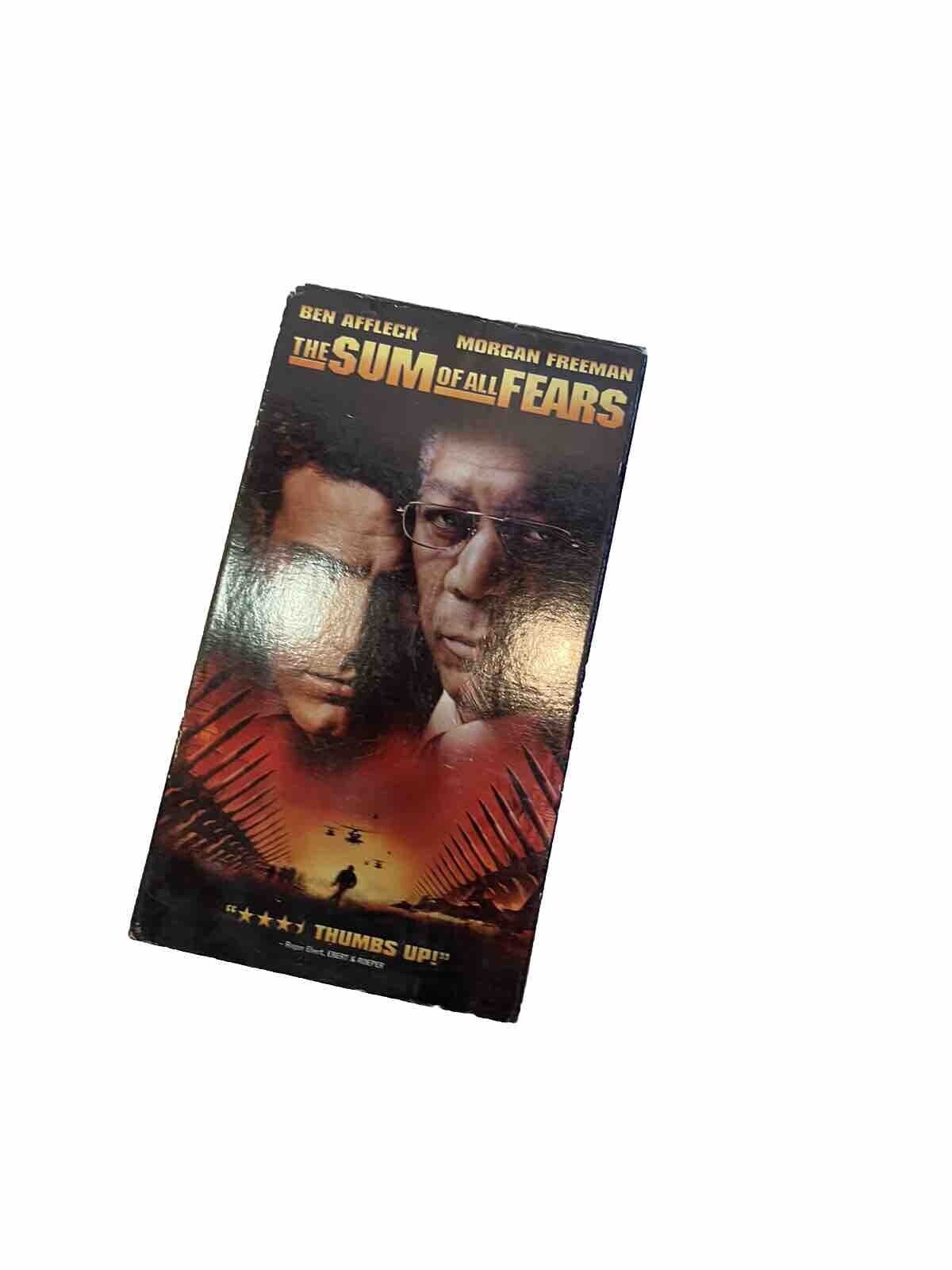 The Sum of All Fears (VHS, 2002)