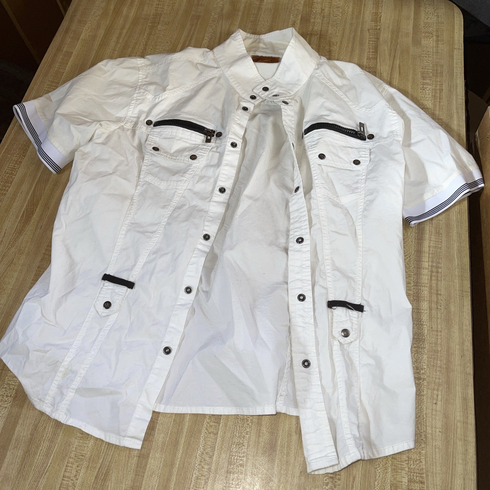 American Boy By Jacques Moadei Button Up XL