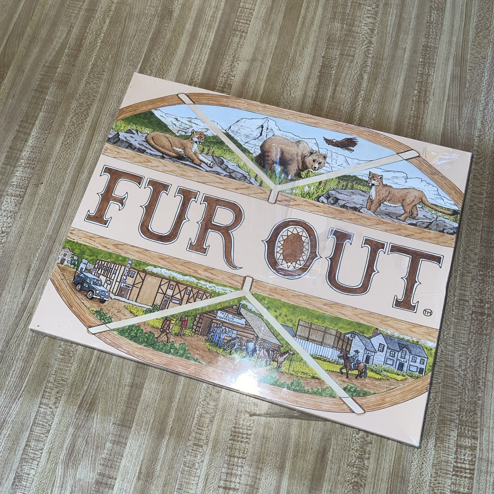 Vintage Fur Out Board Game 