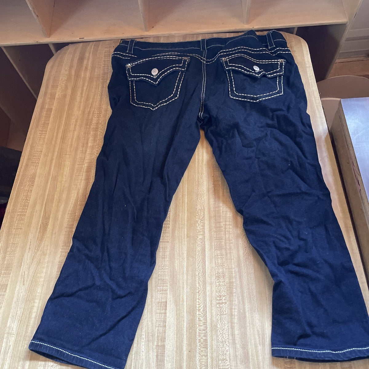 Knox Rose Crop Skinny Jeans 18 Flap Pockets