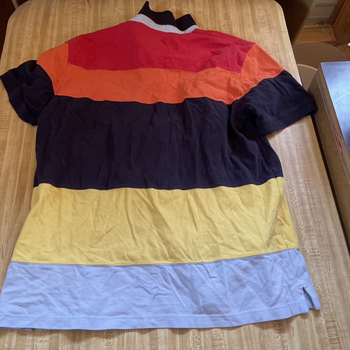 Lands End Colorblock Polo XL