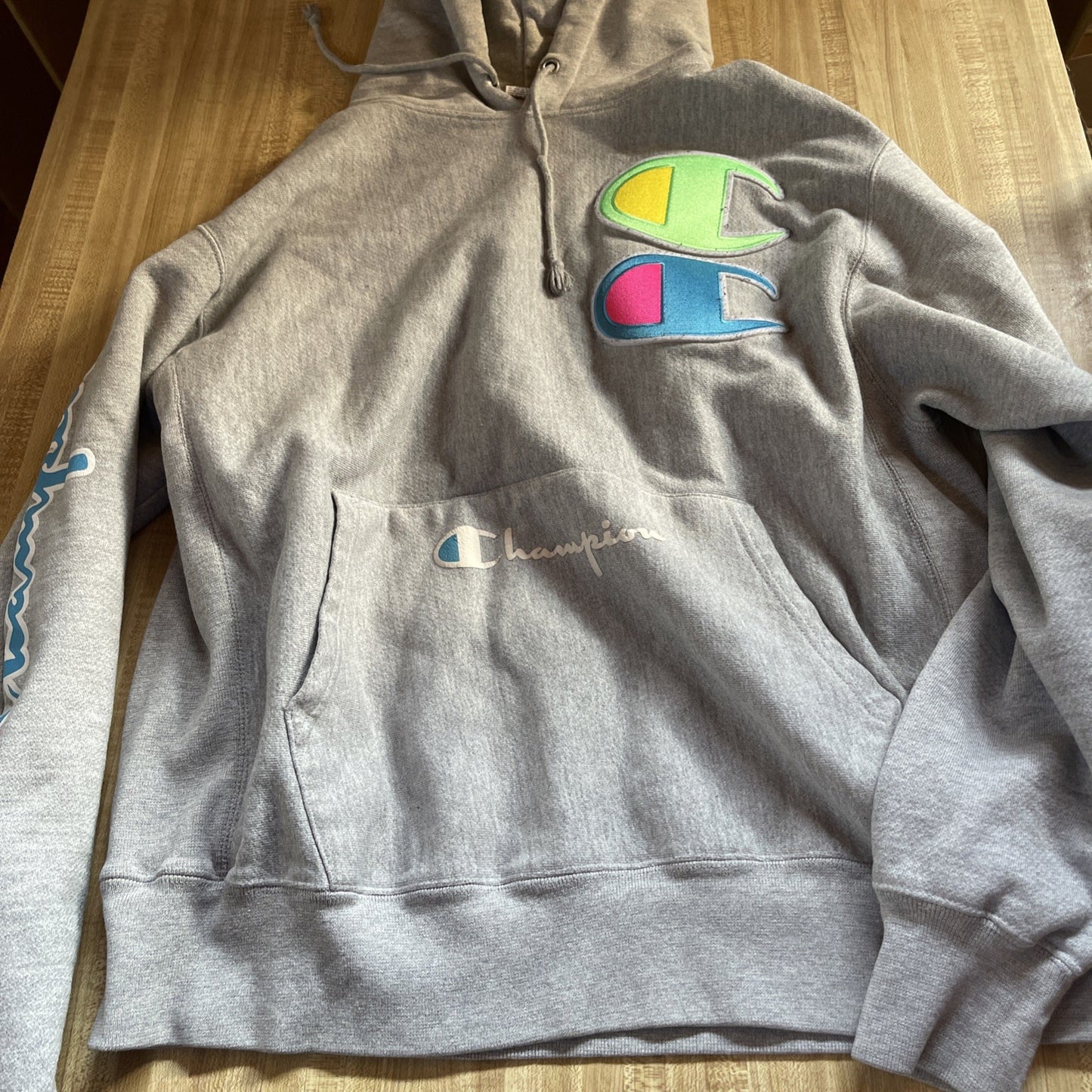 Champion Reverse Weave Hoodie Large 