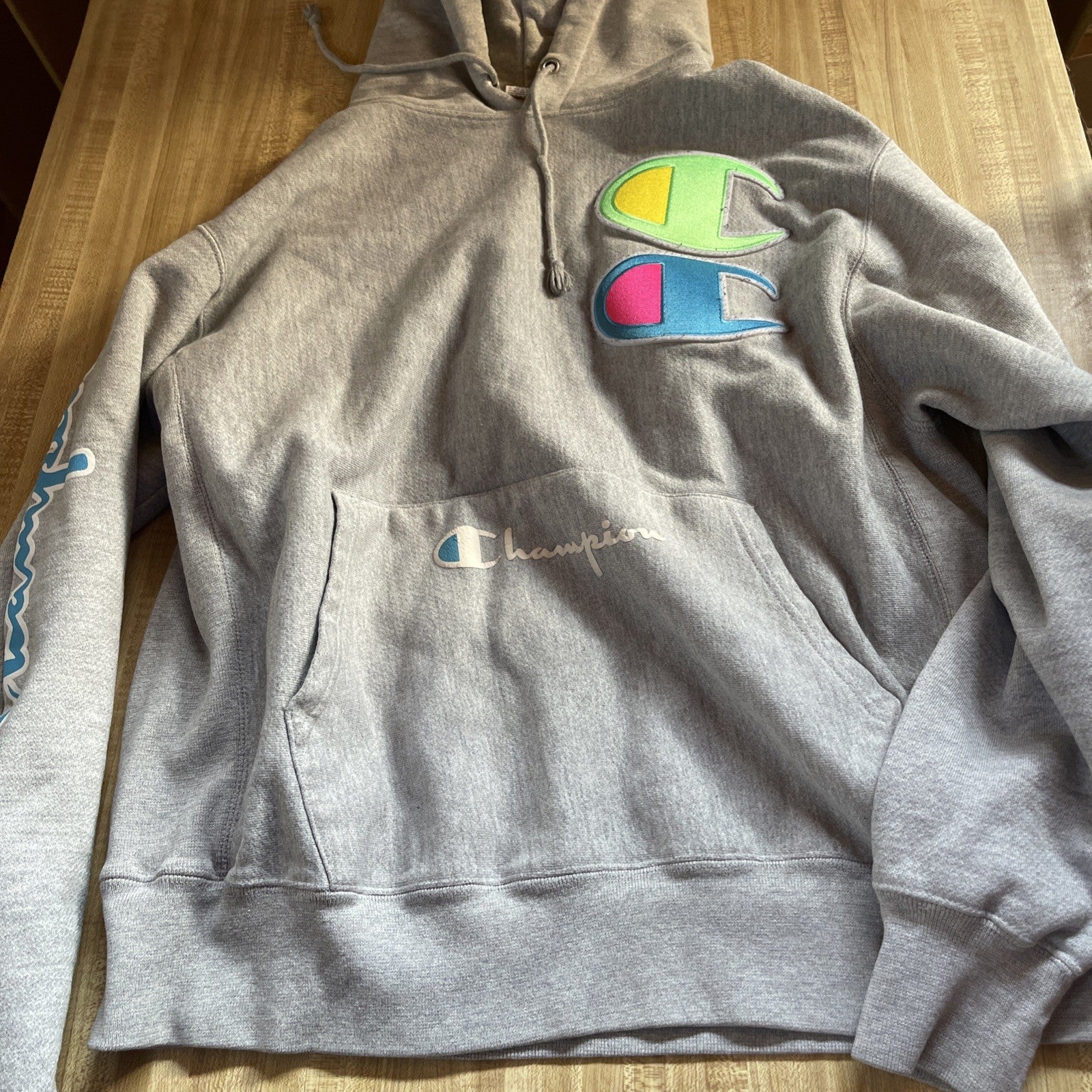 Champion Reverse Weave Hoodie Large 
