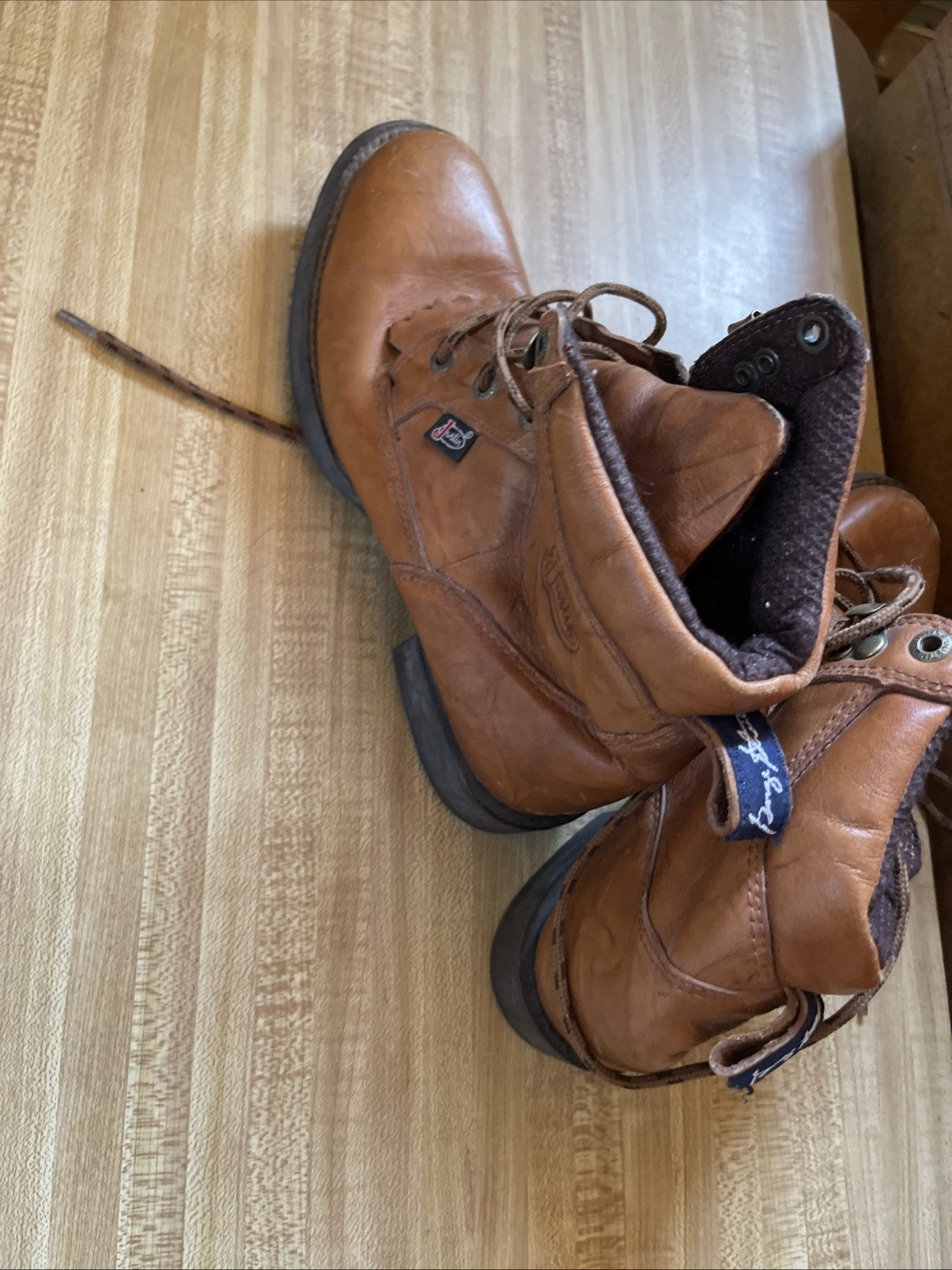 Justin George Strait Roper Boots 8.5