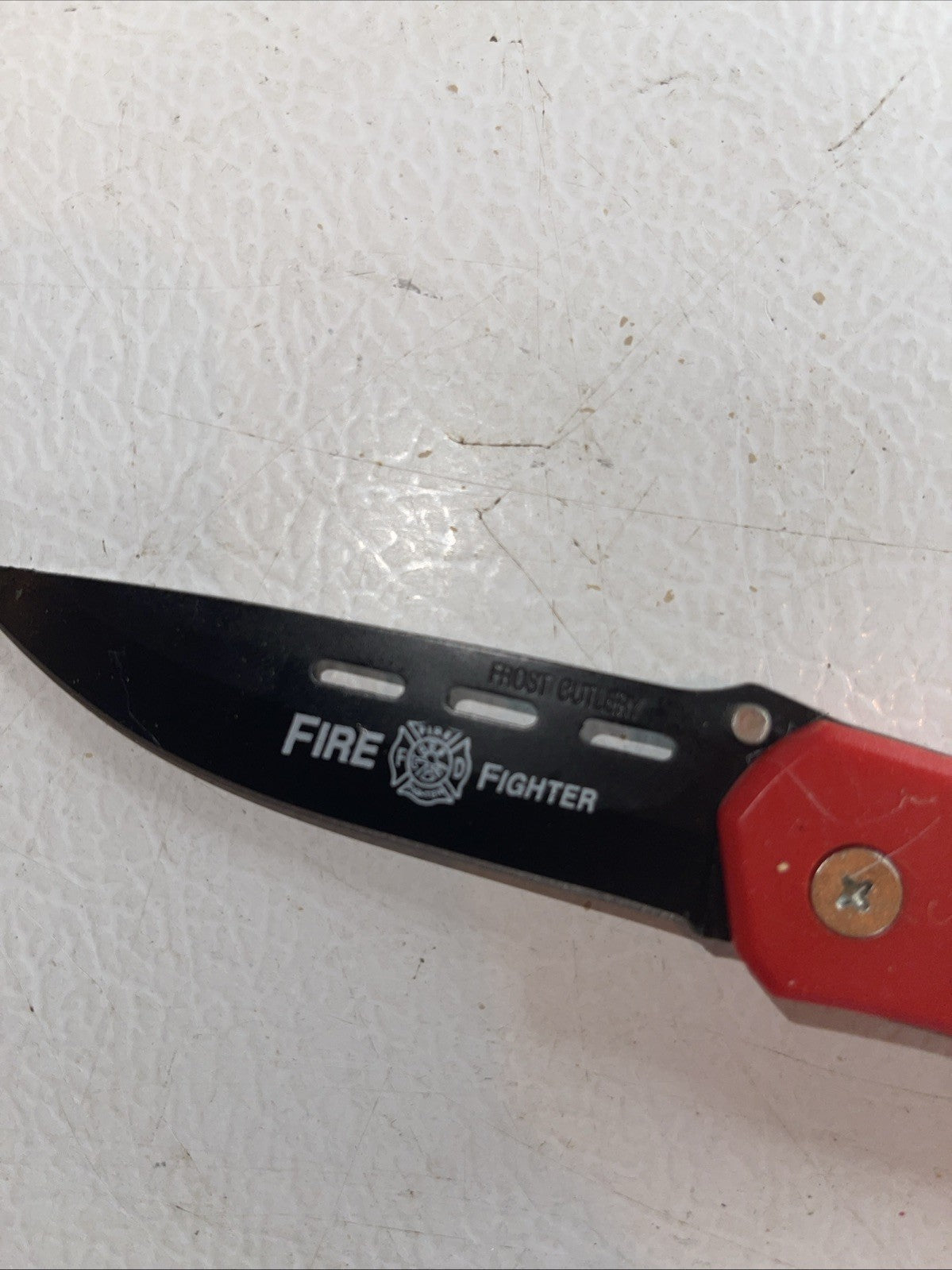 Frost Cutlery Fire Fighter Pocket Knife 