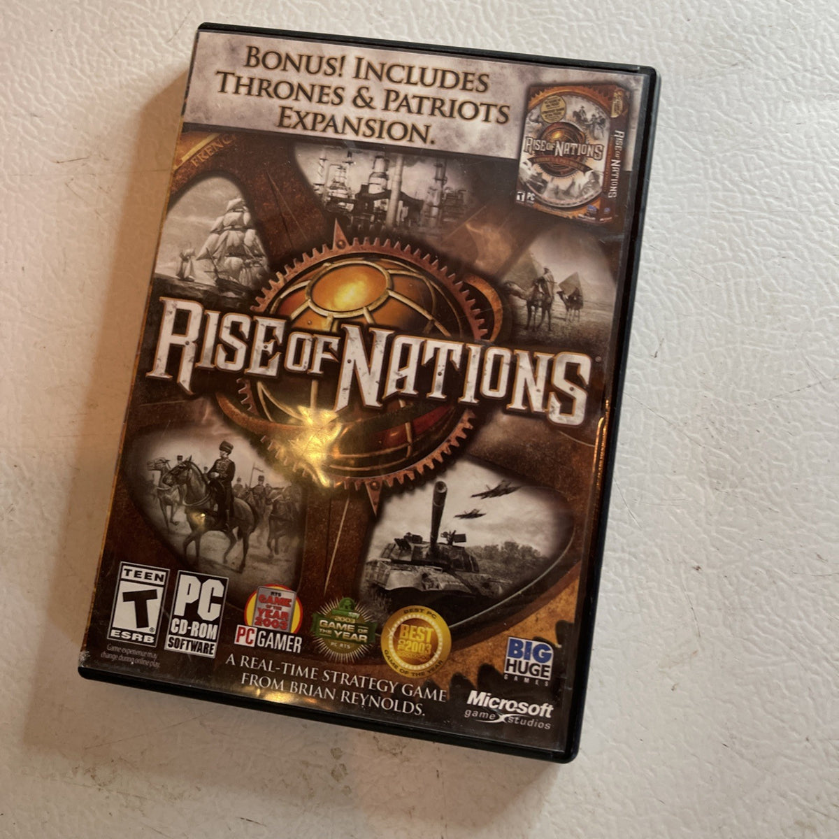 Rise of Nations + Rise of Nations: Thrones & Patriots (PC, 2003)