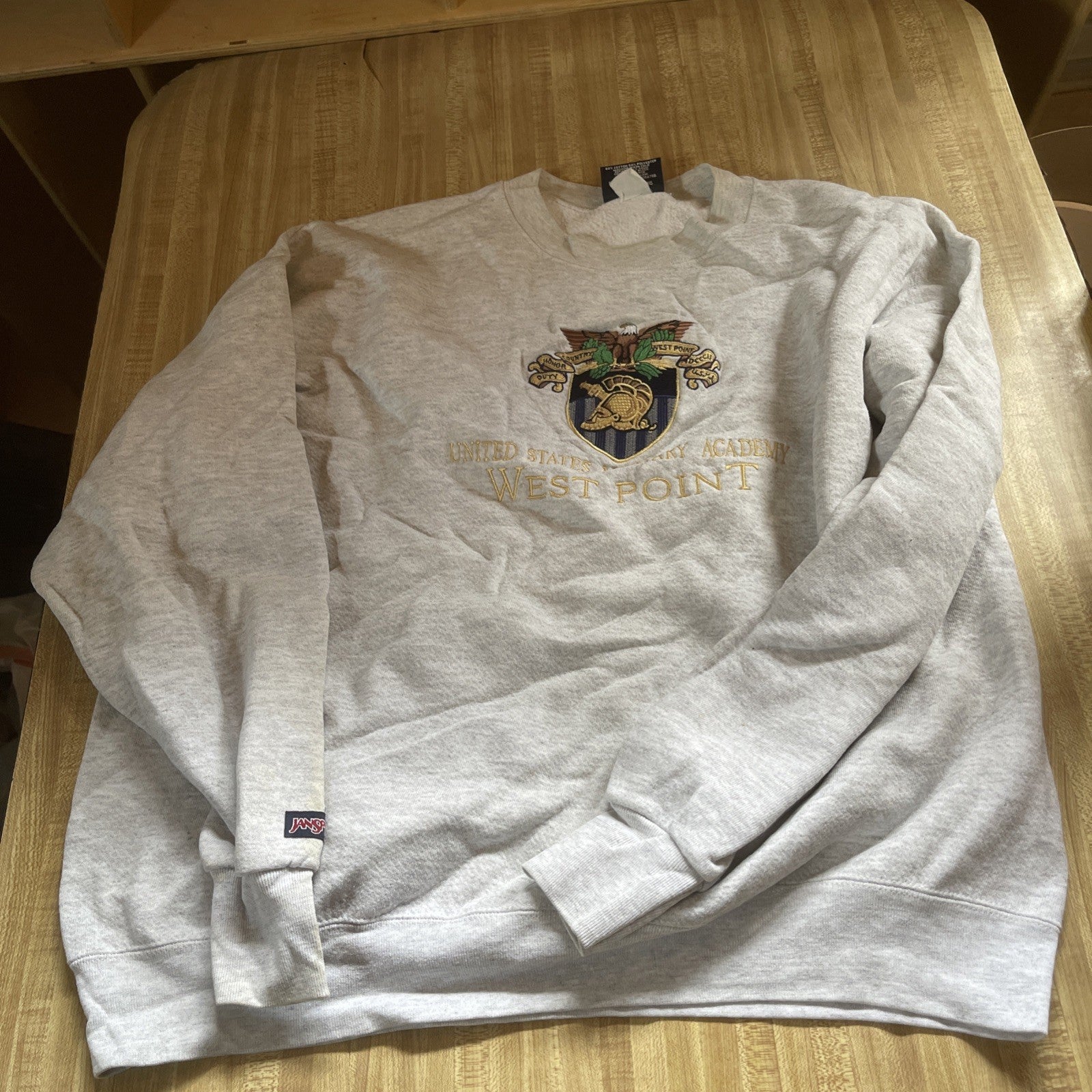 Vintage Jansport West Point Military Academy Sweatshirt XL Made In USA
