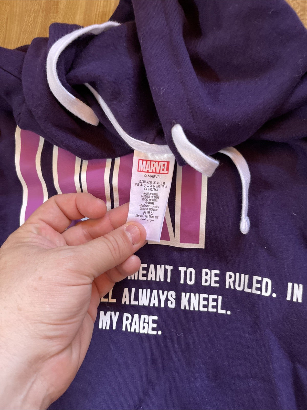 Marvel X Loki Hoodie Medium 