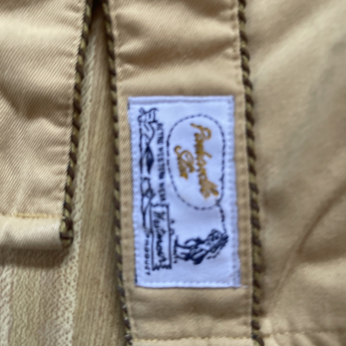 Vintage Panhandle Slim Gunfighter Pearl Snap Large 