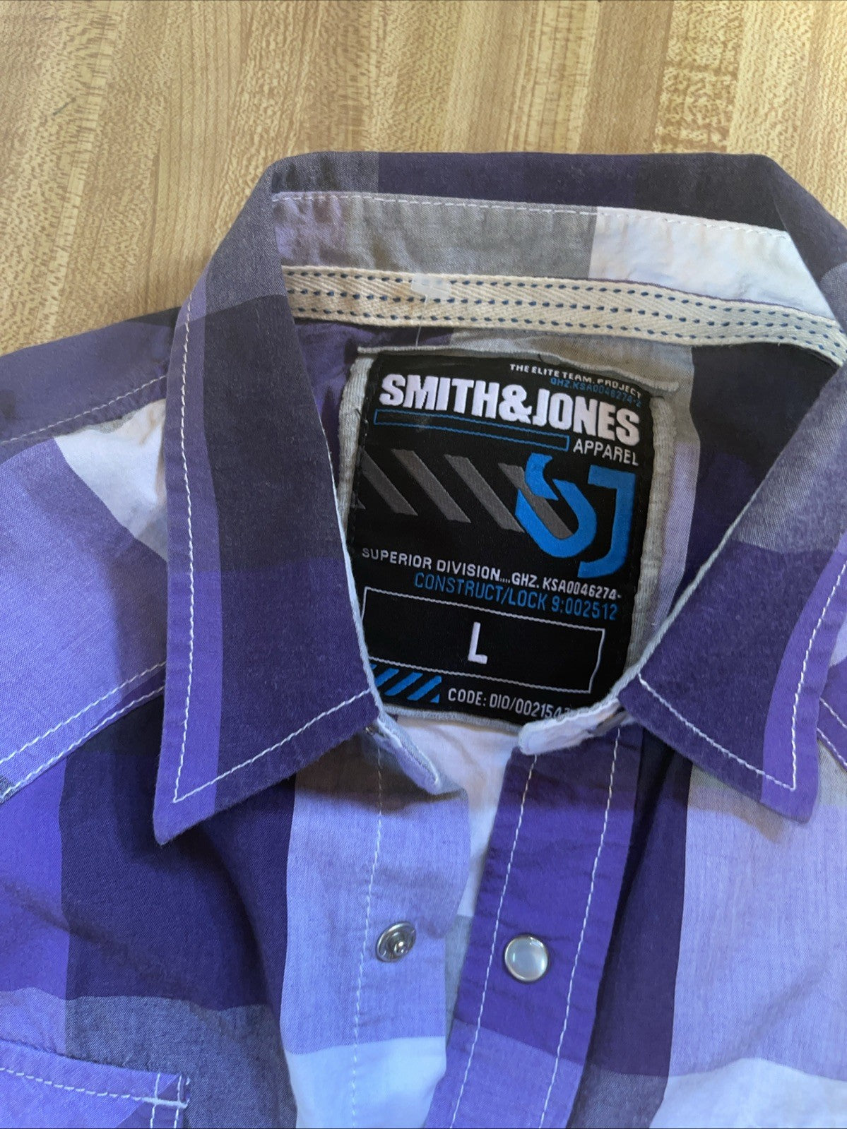 Smith & Jones Pearl Snap Large 