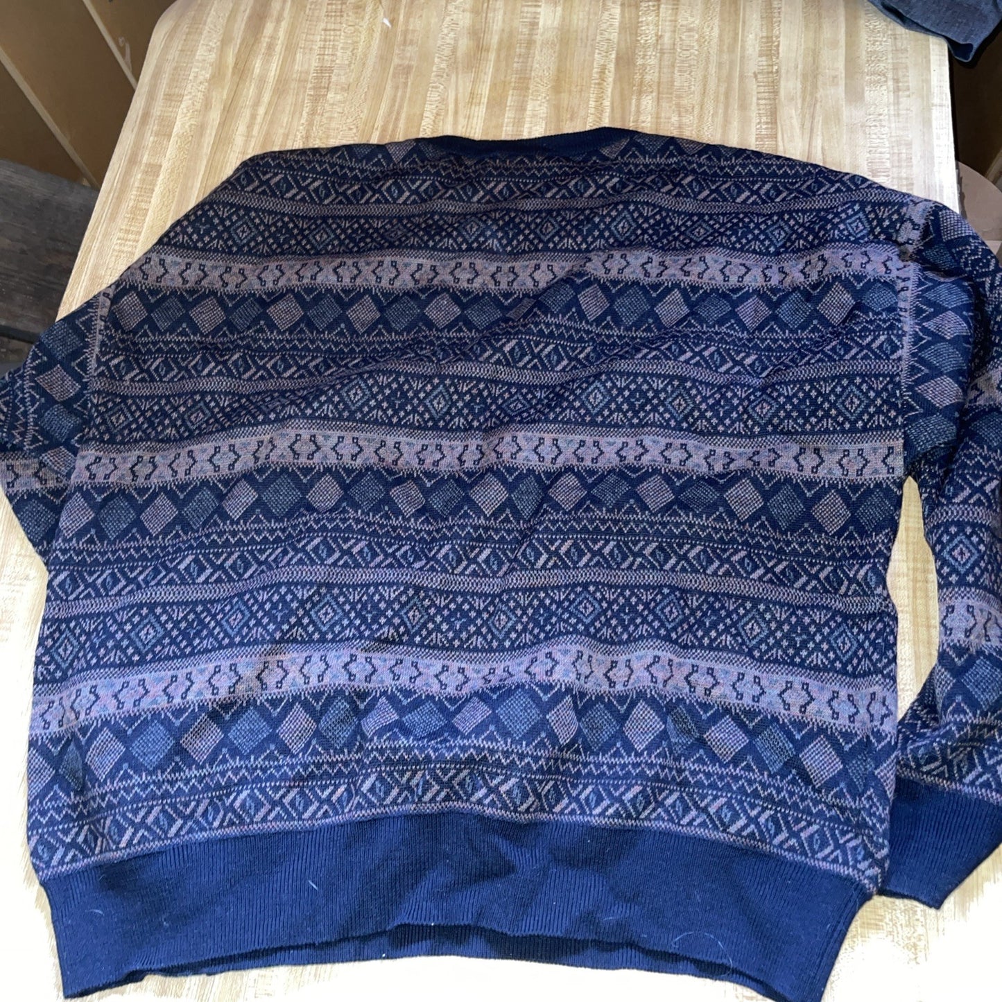 Vintage Sweater Pure New Wool XXL 