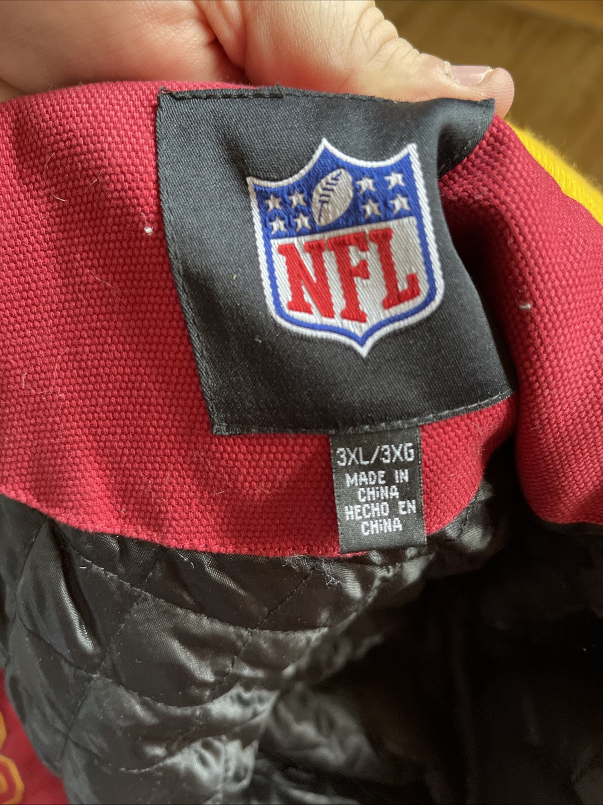 Washington Redskins Varsity Jacket 3XL 