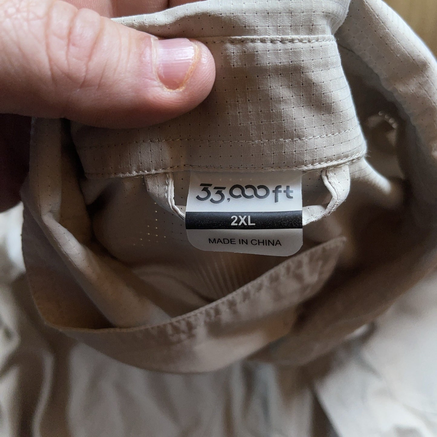 33,000 FT Vented Button Up 2XL