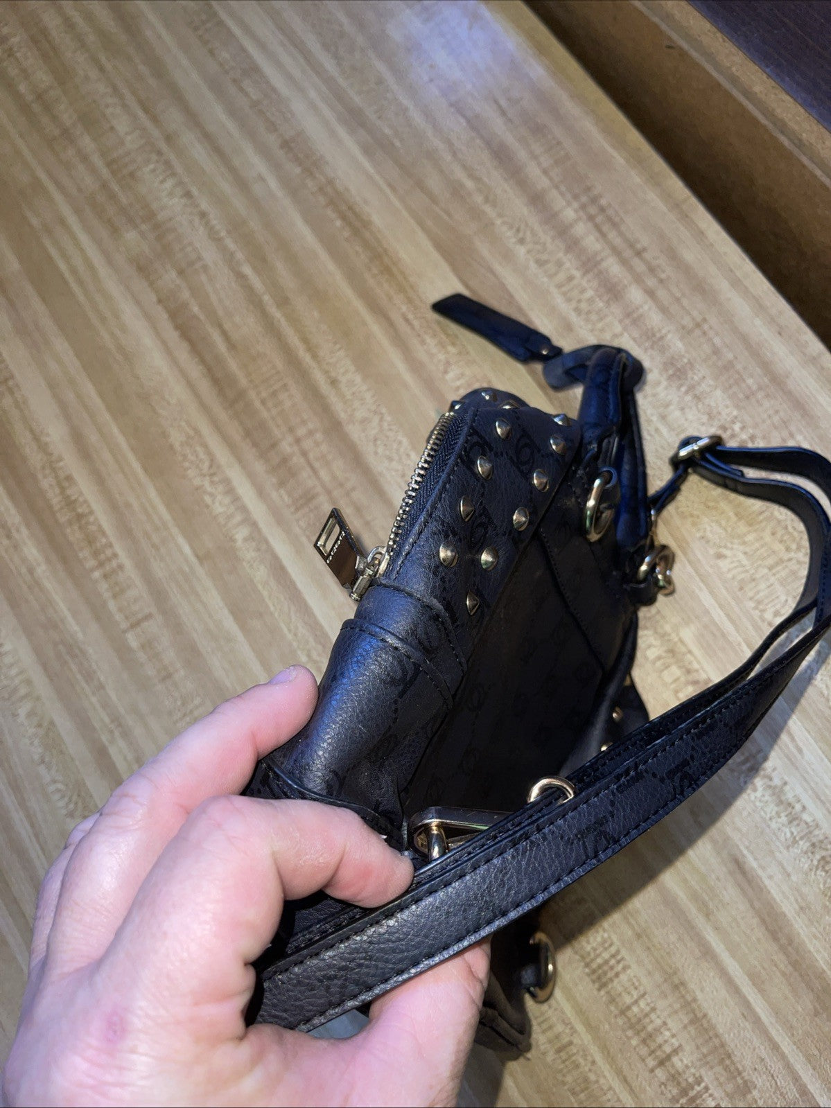 Bebe Goth Style Studded Purse
