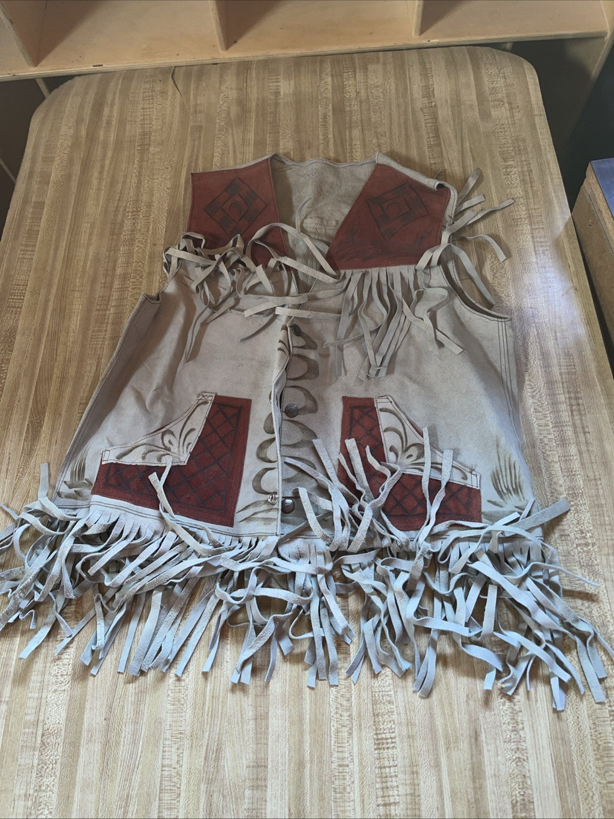 vintage leather vest men Western 