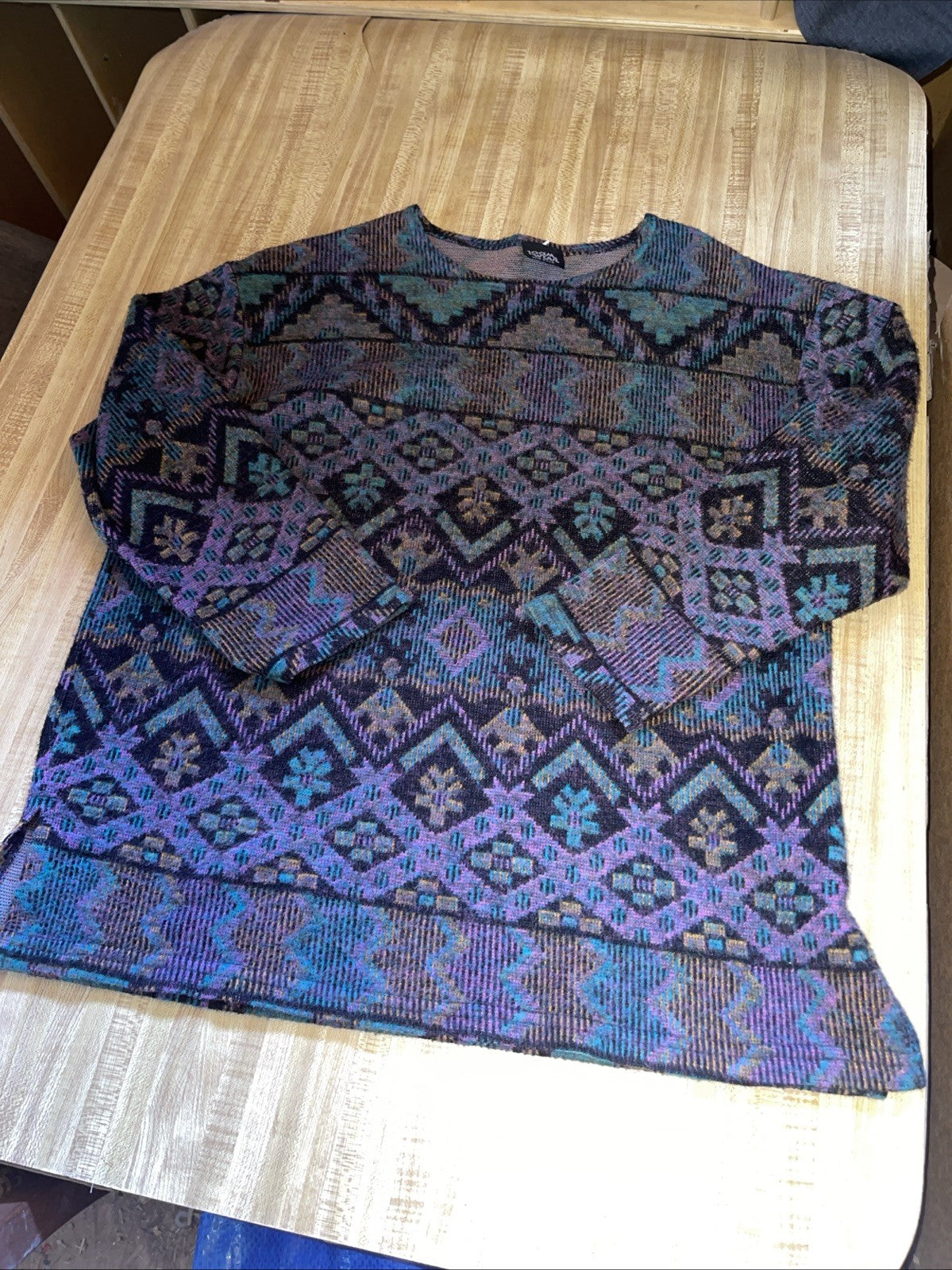 Vintage Zoom Wear Sweater Large 