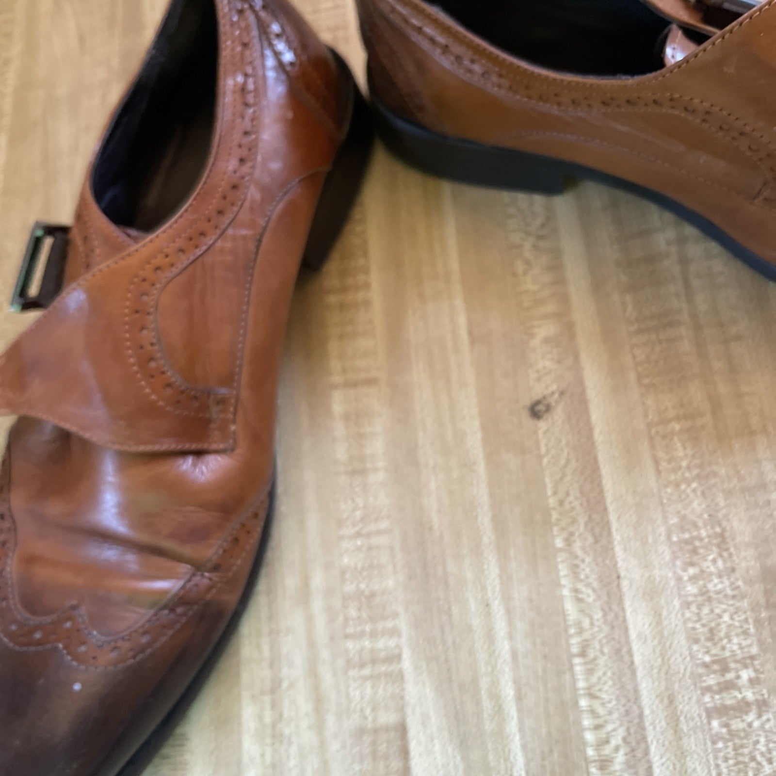 Carrucci Monk Strap Shoes 10 See Pictures 