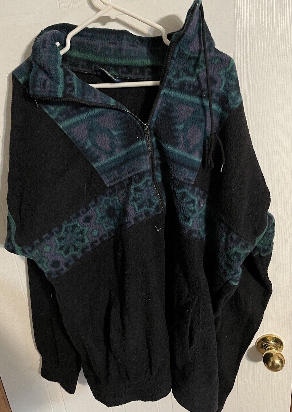 Great Outdoors By Block Half Zip Fleece XXL Aztec Print 