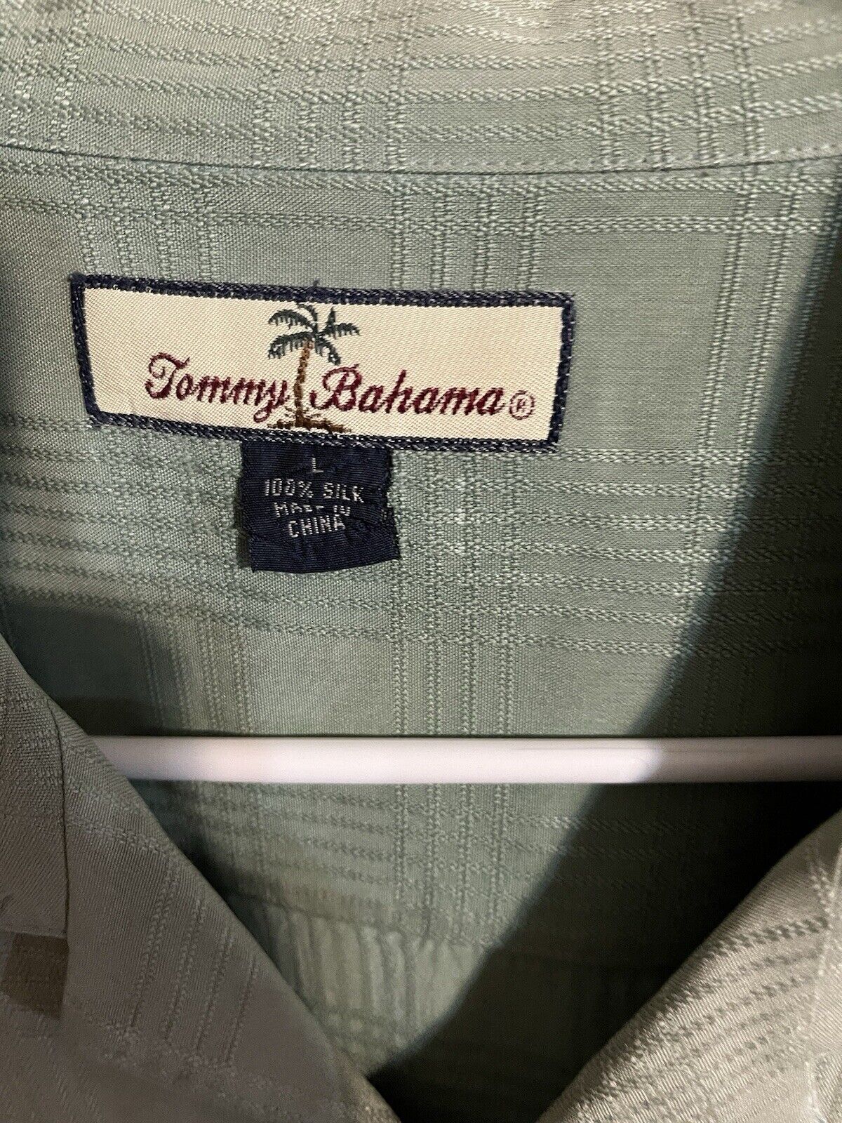 Tommy Bahama Silk Shirt Large 