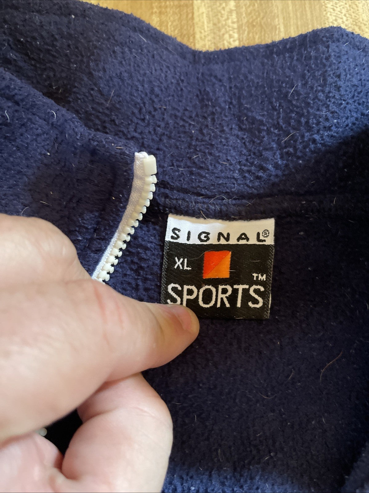 Signal Sports Washington DC Quarter Zip XL Vintage Made In USA