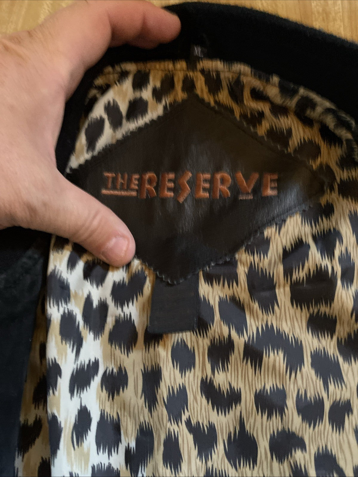 Vintage The Reserve Leather Bomber Jacket XL