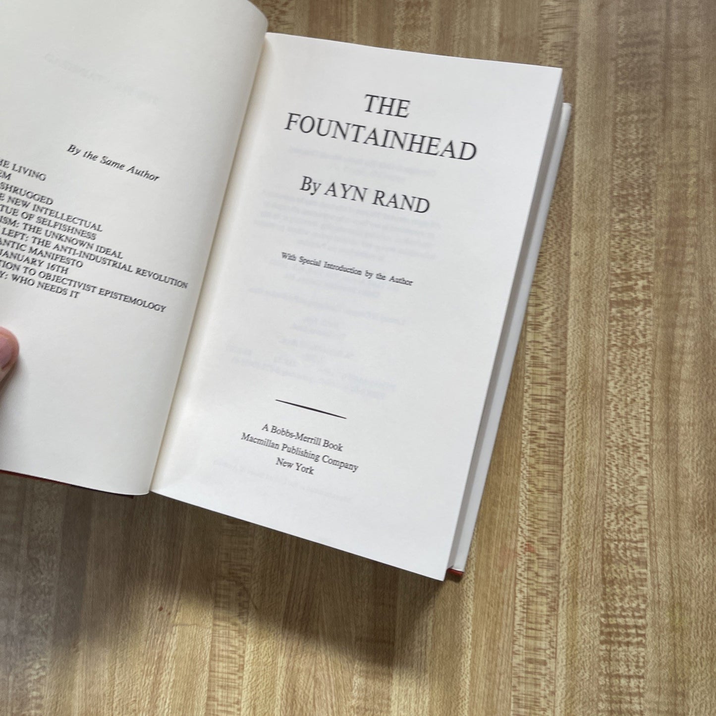 The Fountainhead Ayn Rand Hardcover 